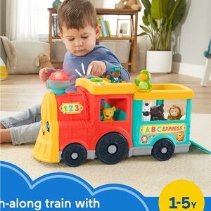 Fisher-Price Little People Toddler Learning Toy Big ABC Animal Train - large